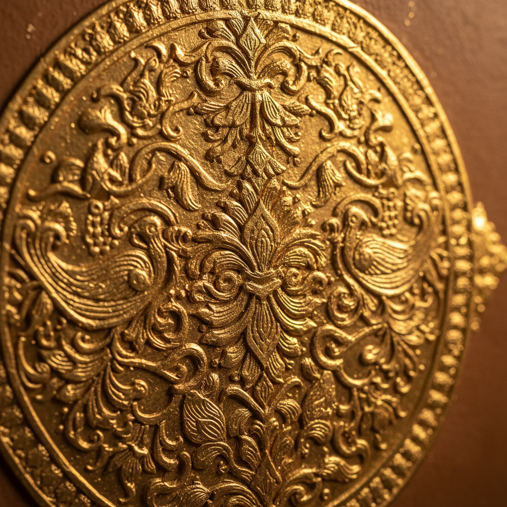 24K Gold Foil Paintings