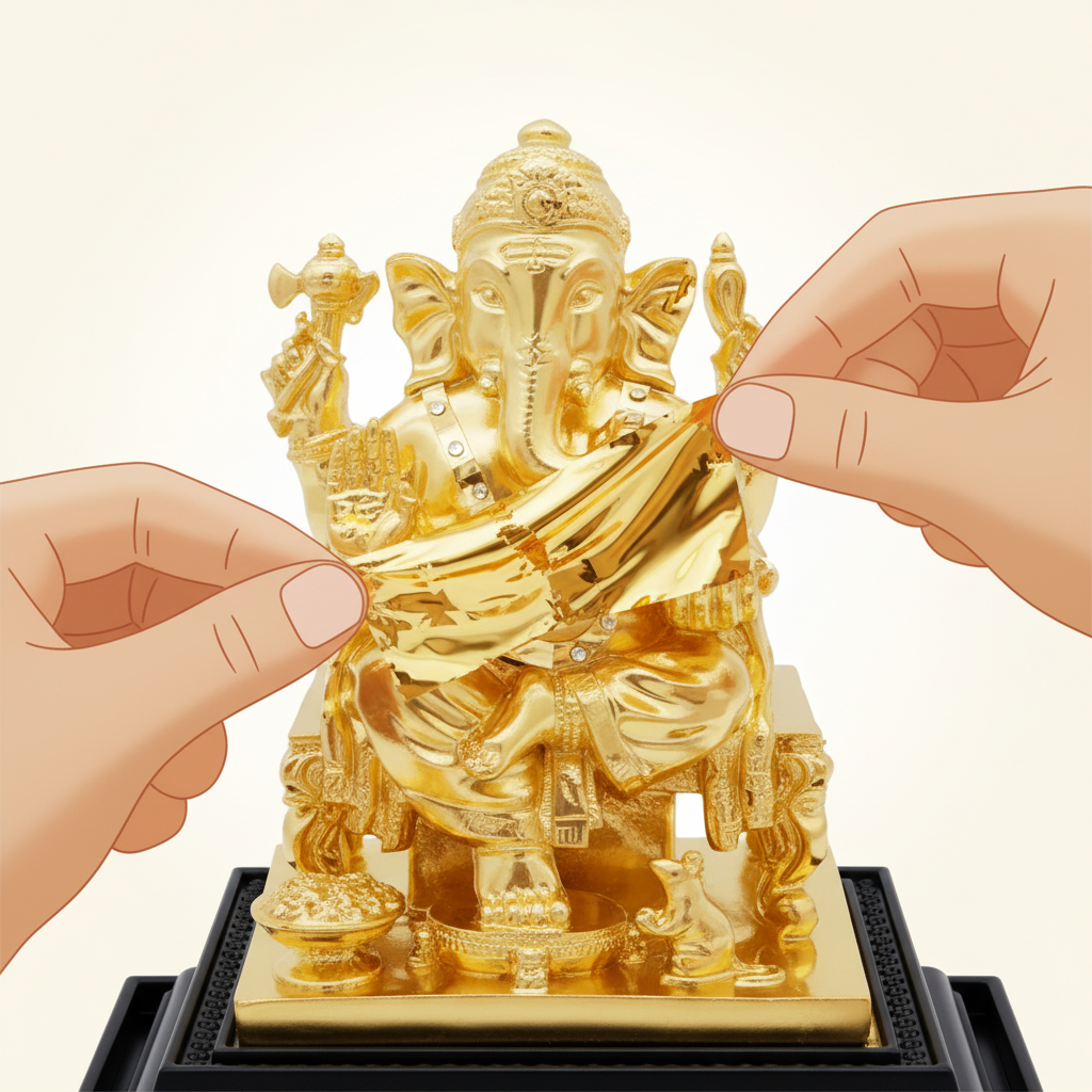 Crafted with pure 24-karat gold leaf using advanced Swiss-level 3D relief technology.