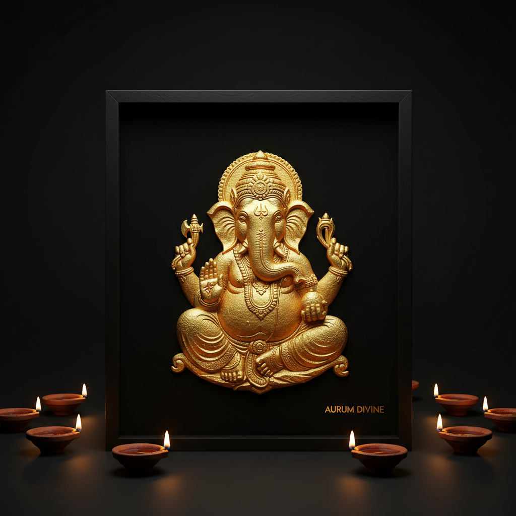 Corporate Diwali Gifts - Gold Deity Art