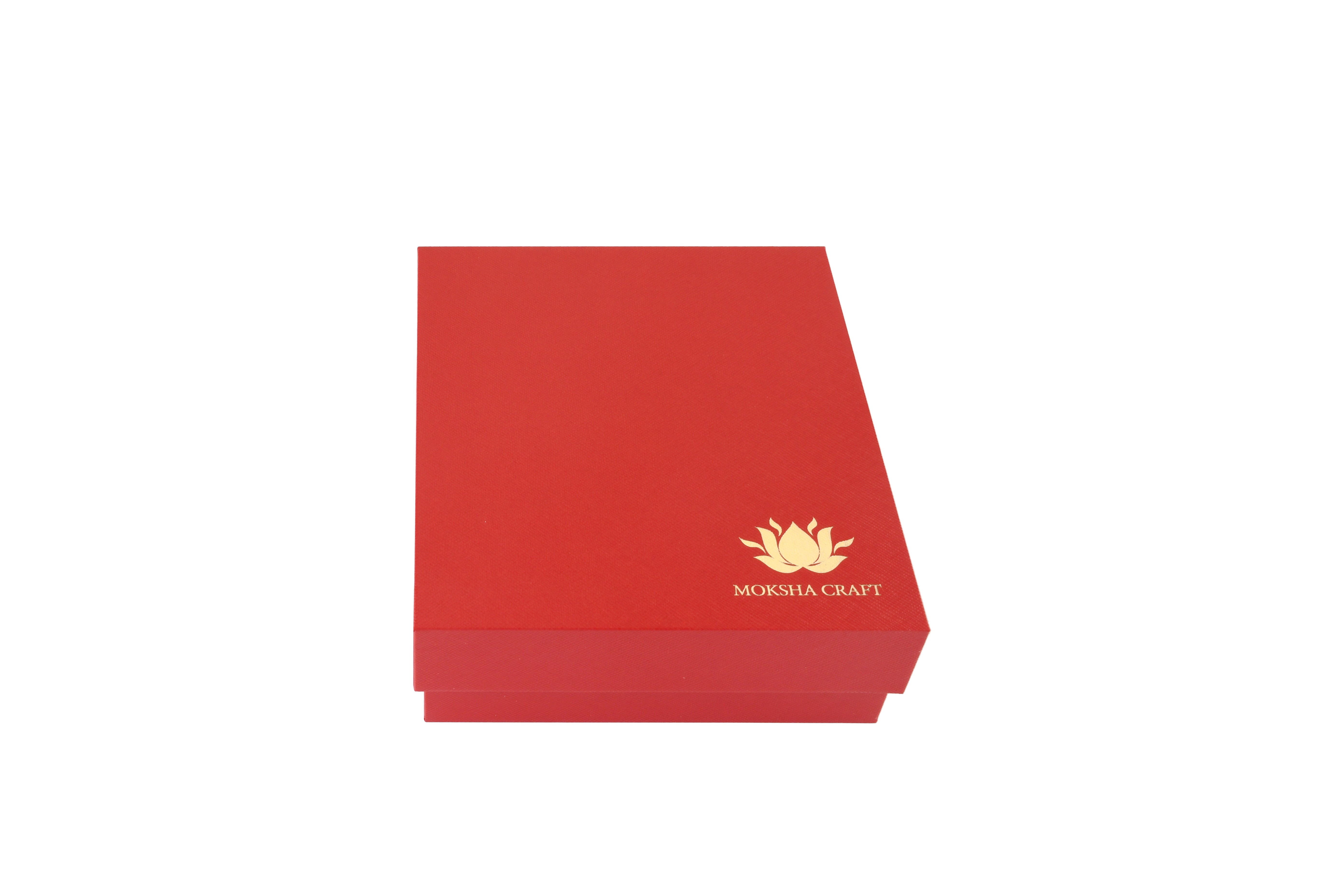 Guru 24K Gold Foil Painting with Matte Gold Tabletop Frame, 2x3 Inches