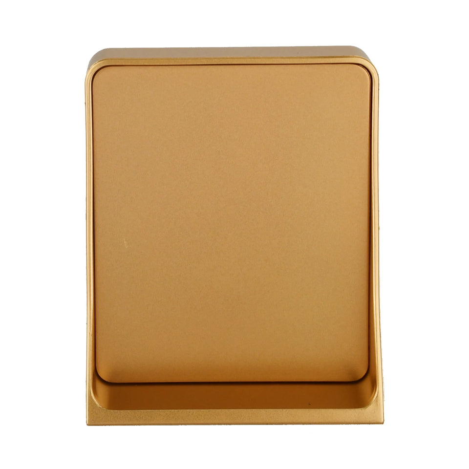 Guru 24K Gold Foil Painting with Matte Gold Tabletop Frame, 2x3 Inches