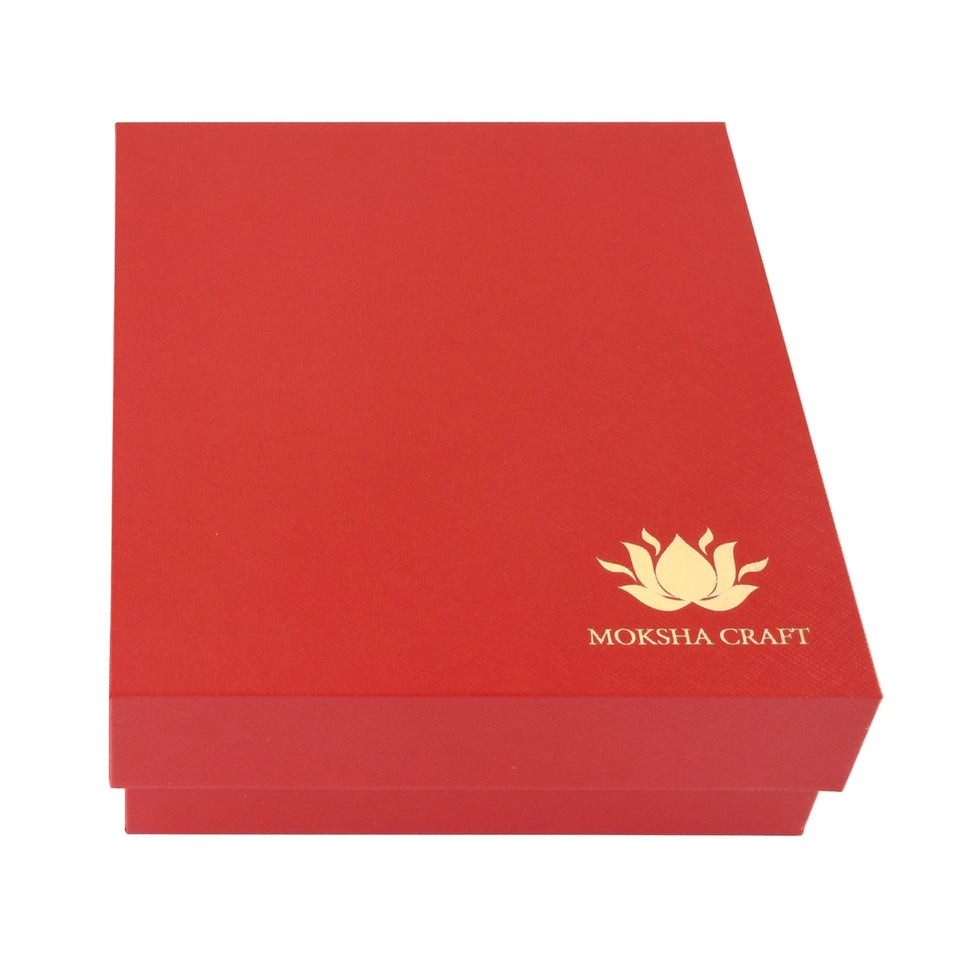 Hanuman 24K Gold Foil Painting with Matte Gold Tabletop Frame, 2x3 Inches