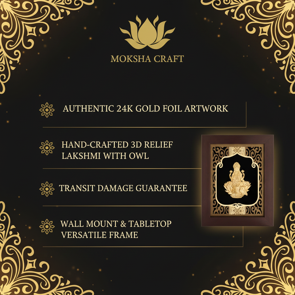 lakshmi-ji-24k-gold-foil-painting-8x10-brand-infographic-moksha-craft