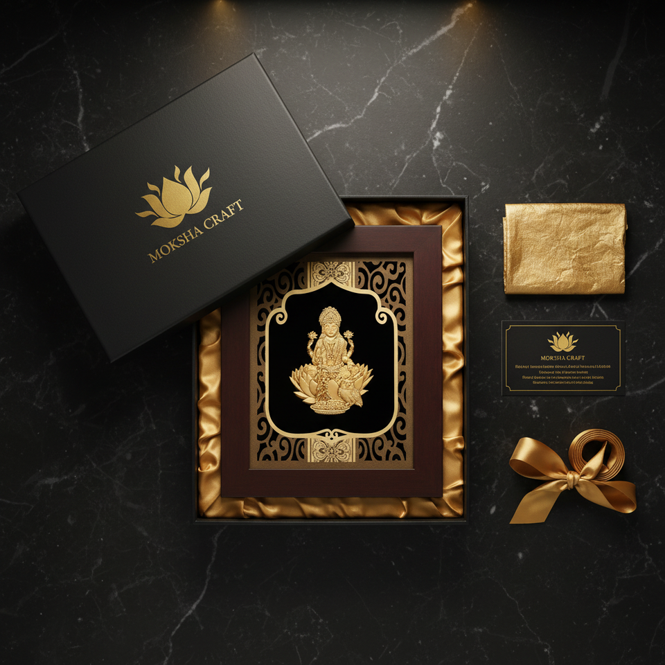lakshmi-ji-24k-gold-foil-painting-8x10-luxury-gift-box-packaging-moksha-craft