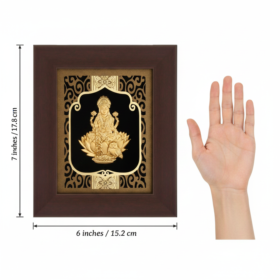 lakshmi-ji-24k-gold-foil-painting-size-reference-6w-x-7h-inch-scale-moksha-craft