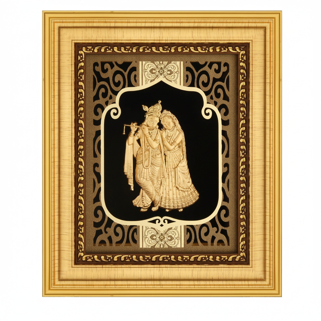 radha-krishna-24k-gold-foil-painting-6x7-hero-shot-white-background-moksha-craft