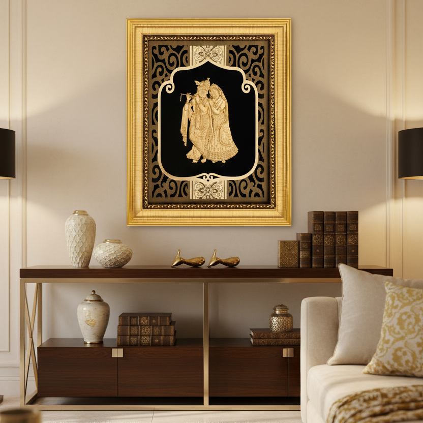 radha-krishna-24k-gold-foil-painting-8x10-living-room-feature-wall-lifestyle-moksha-craft