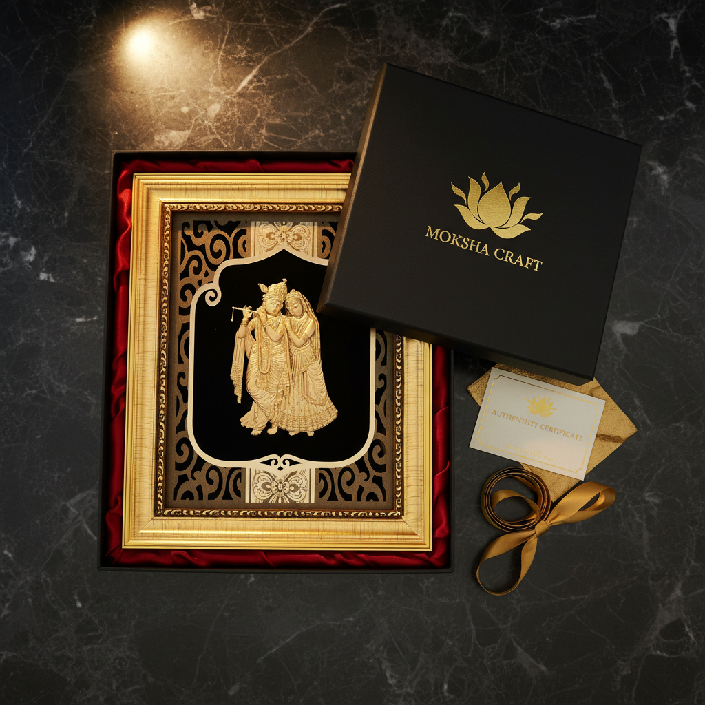radha-krishna-24k-gold-foil-painting-8x10-luxury-gift-box-packaging-moksha-craft