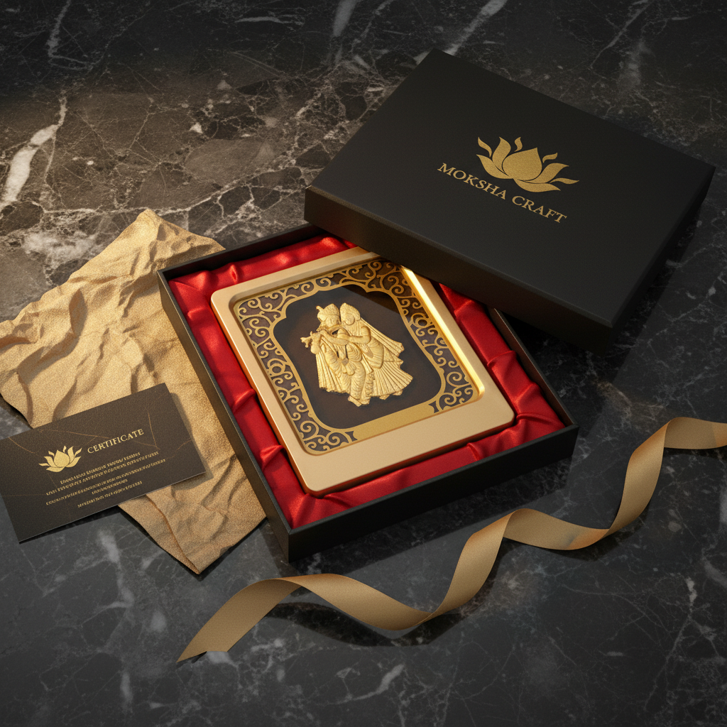 radha-krishna-24k-gold-foil-painting-luxury-gift-box-packaging-moksha-craft