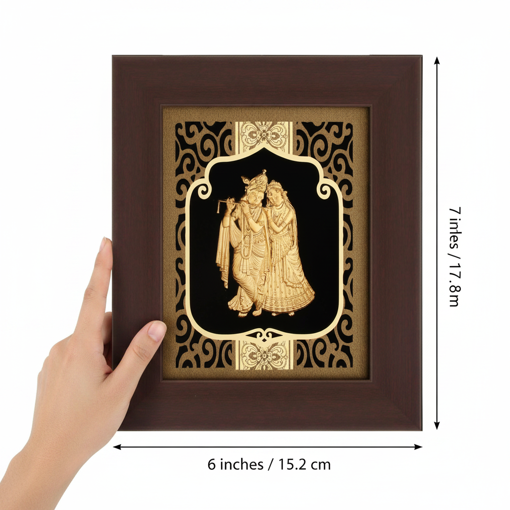 radha-krishna-24k-gold-foil-painting-size-reference-6w-x-7h-inch-scale-moksha-craft